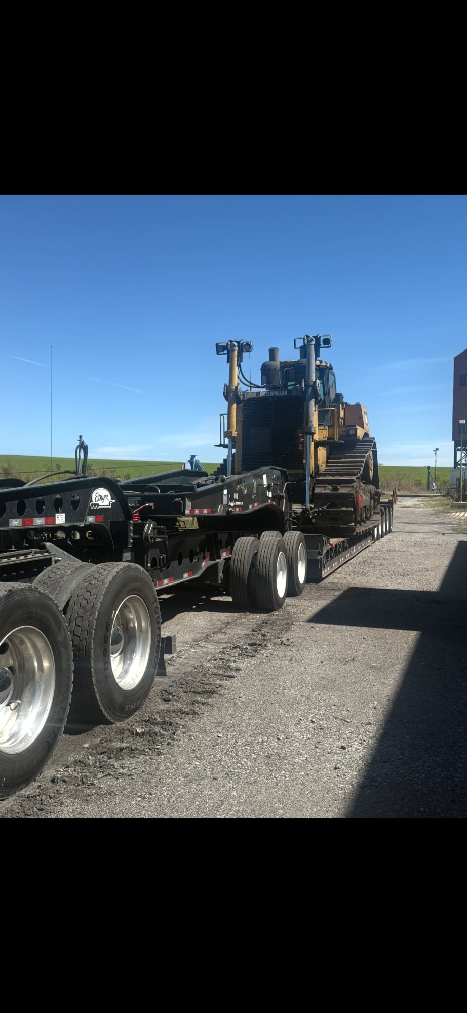 CAT Bulldozer RGN Transport