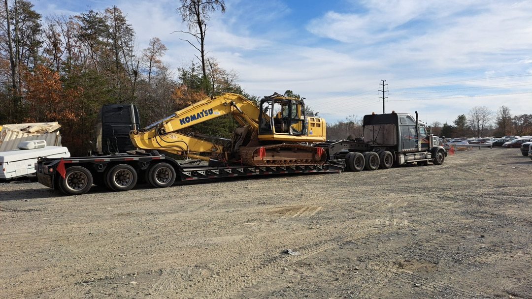 Komatsu Excavator RGN Transport
