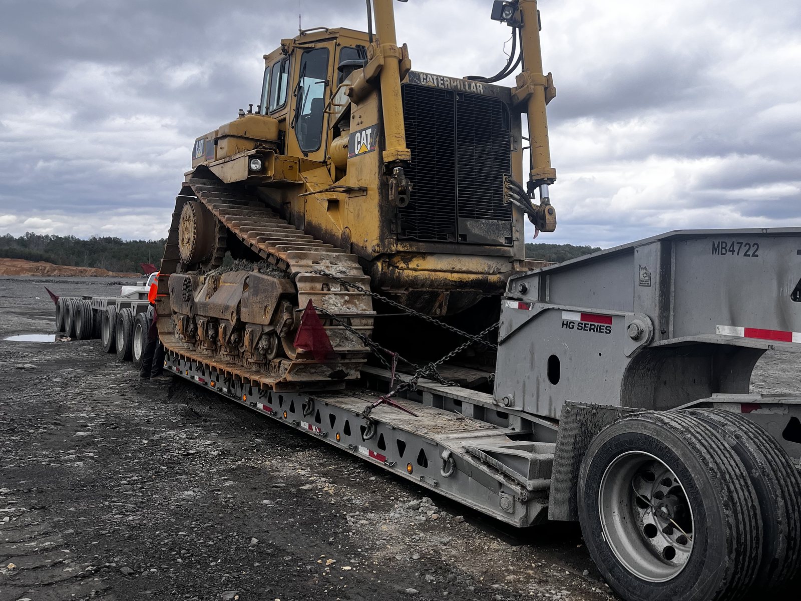 Dozer Lowboy Transport
