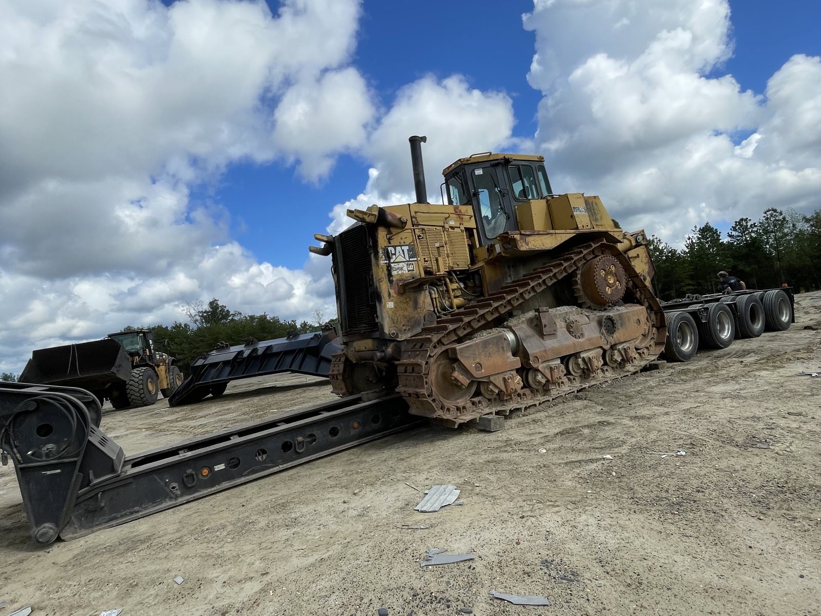 CAT Dozer Multi-Axle Lowboy
