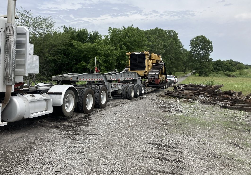CAT Dozer Jeep and RGN Combo