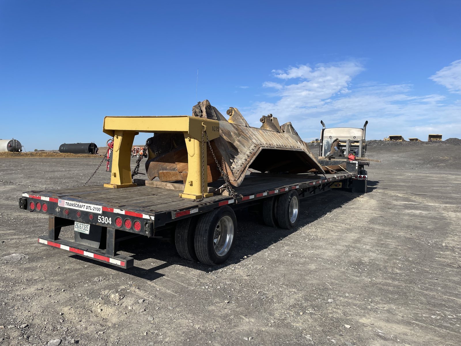 Excavator Attachment Step Deck